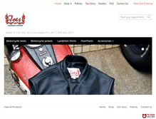 Tablet Screenshot of liljoesleather.com